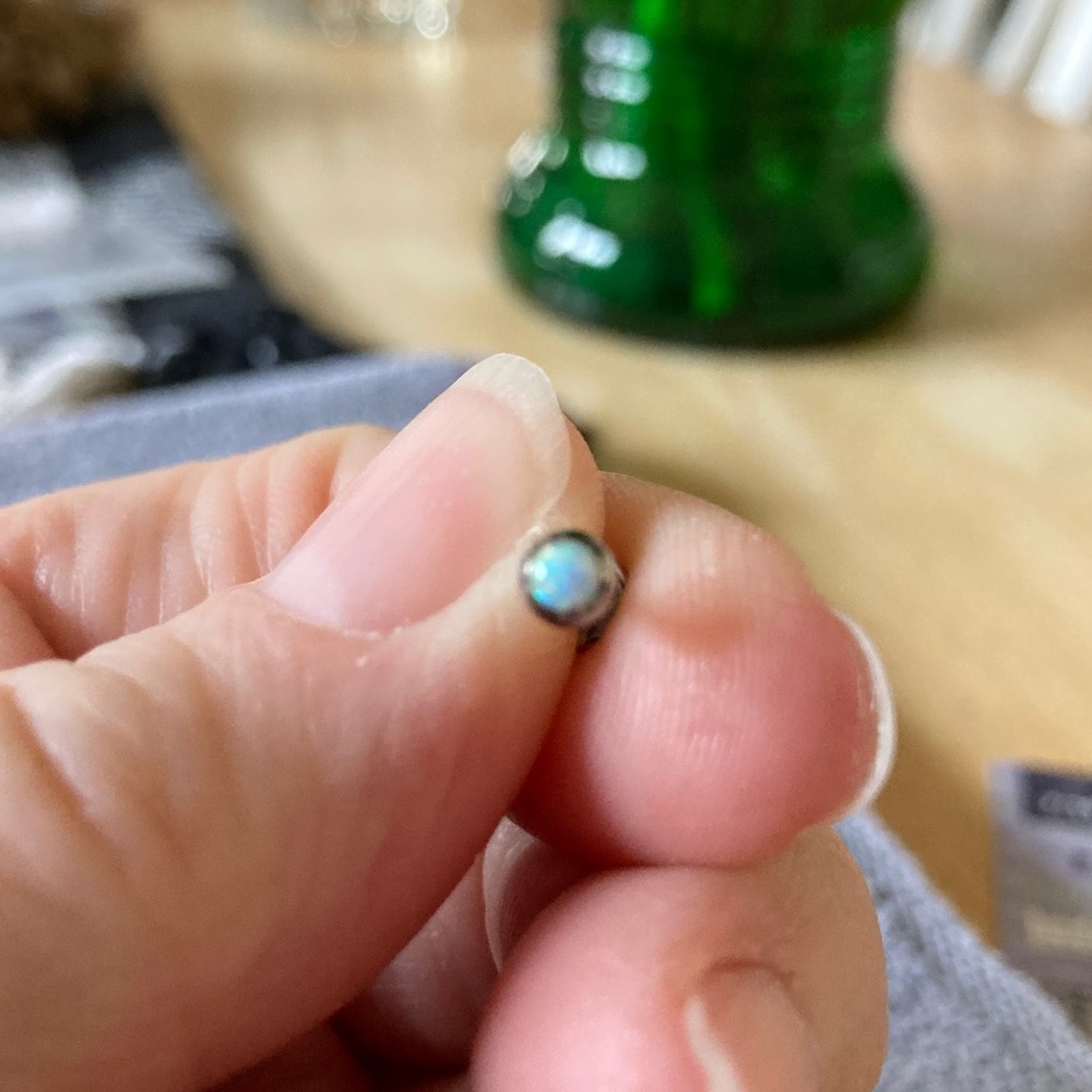 Anatometal Hi Polish Titanium Threaded End Barbell